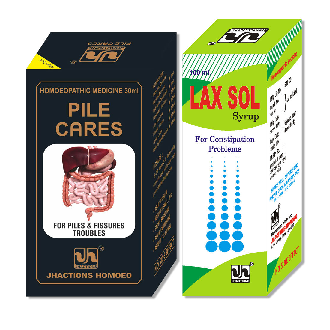 Pile Cares Twin Trial Pack, Homeopathic Medicine for Piles & Hemorrhoids